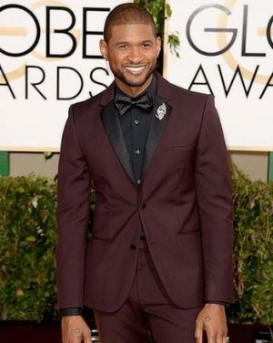2014 Golden Globes - Red Carpet - Usher